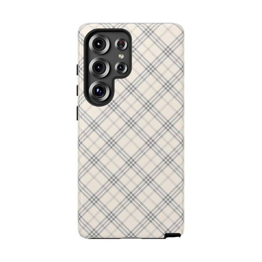 Blue Plaid | Tough | Samsung, Pixel