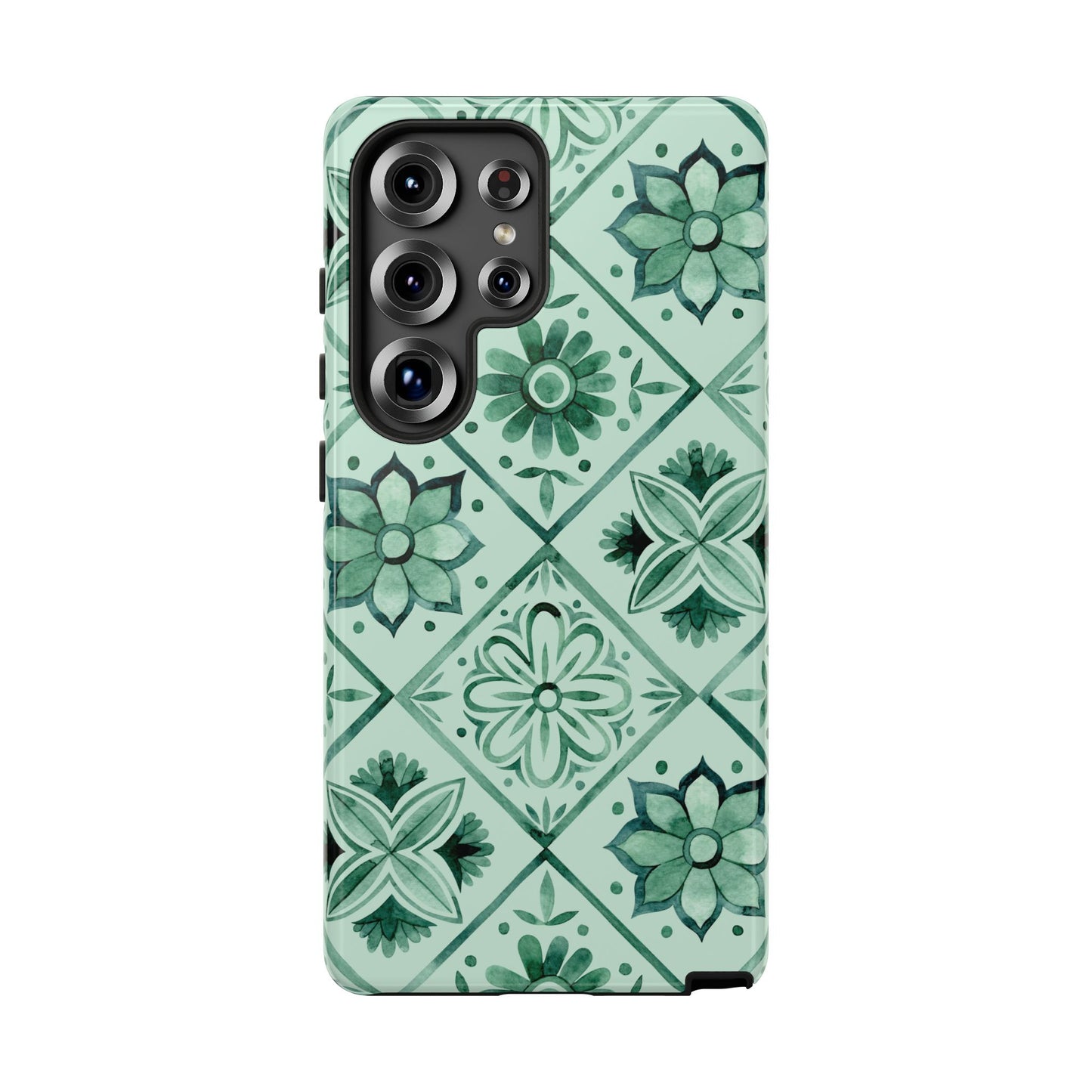 Sage Blossom Tiles | Tough | Samsung, Pixel