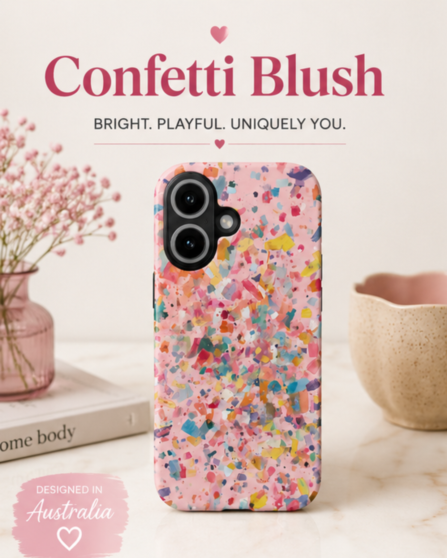 Confetti Blush Phone Case
