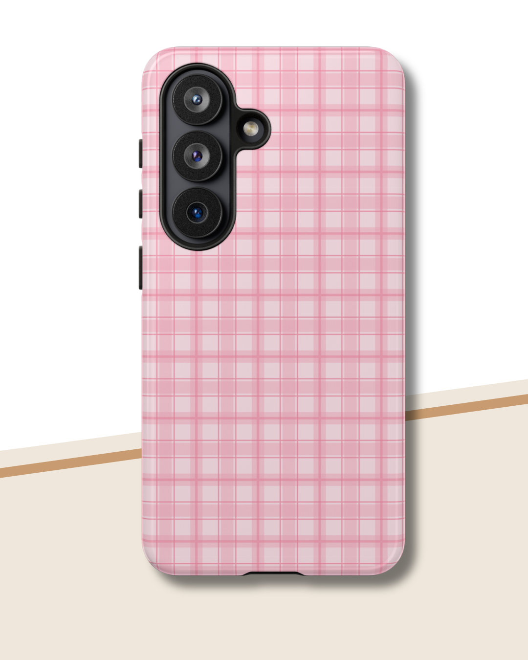 Strawberry Check Phone Case