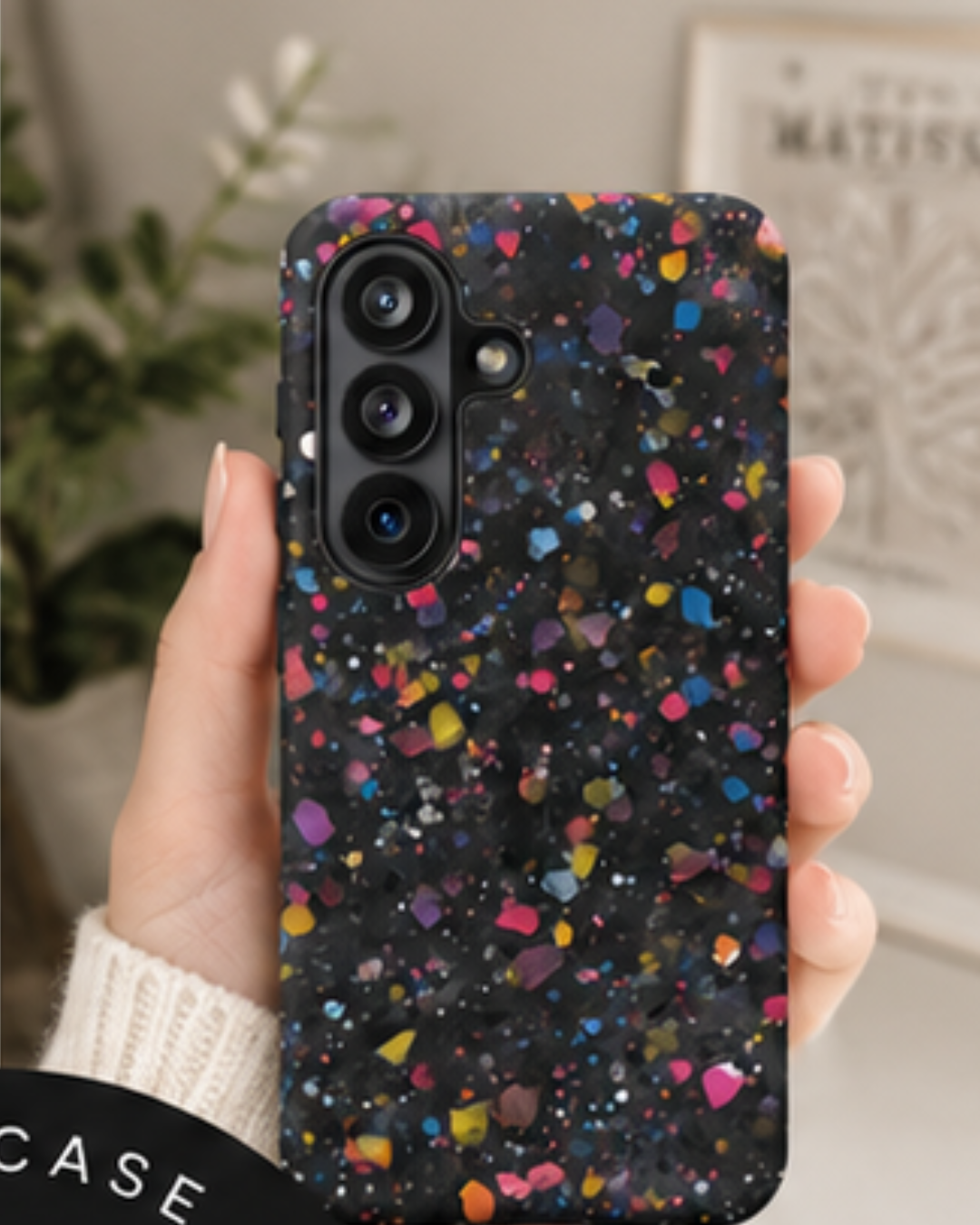 Midnight Confetti Phone Case