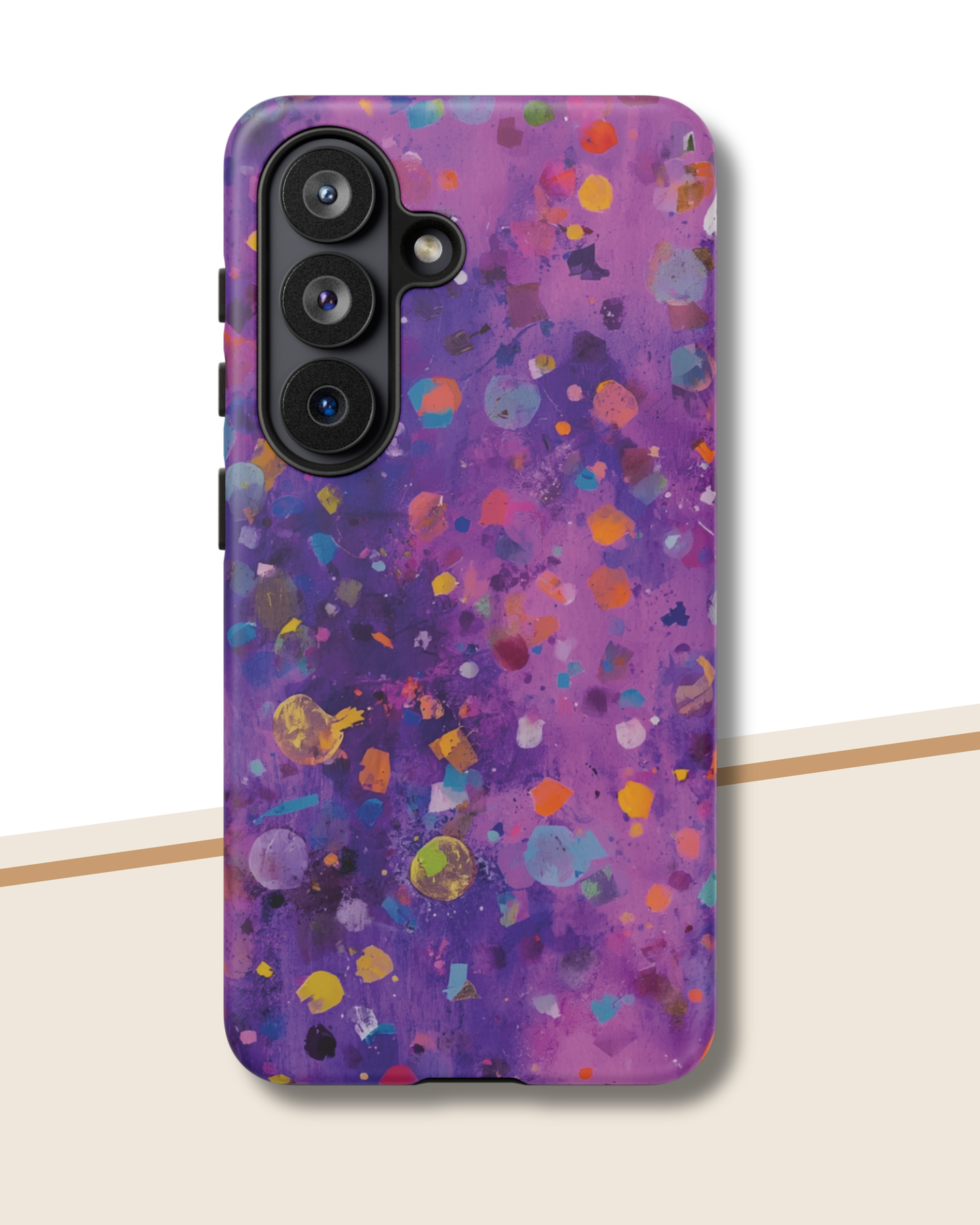 Purple Confetti Phone Case