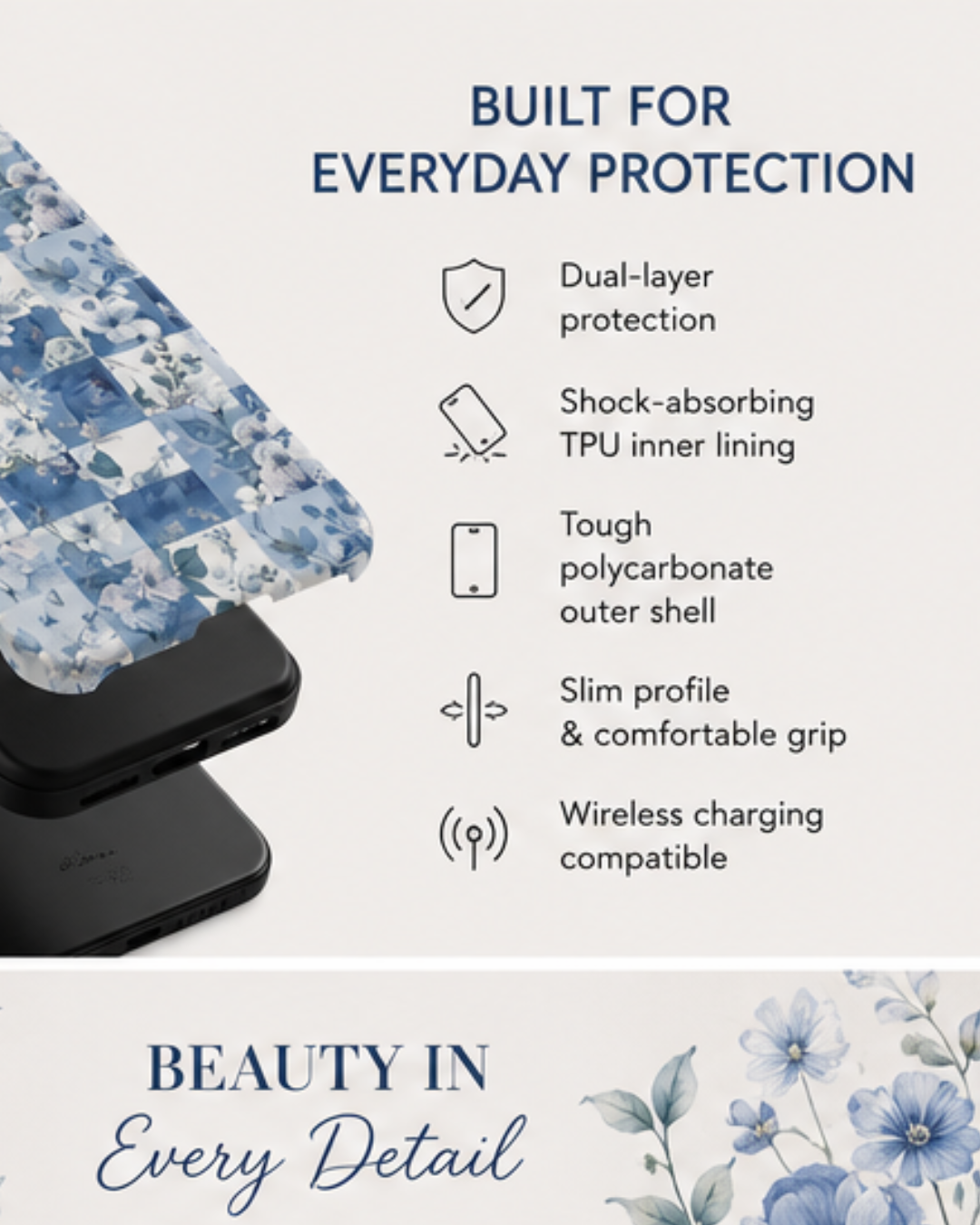 Bluebell Quilt Phone Case