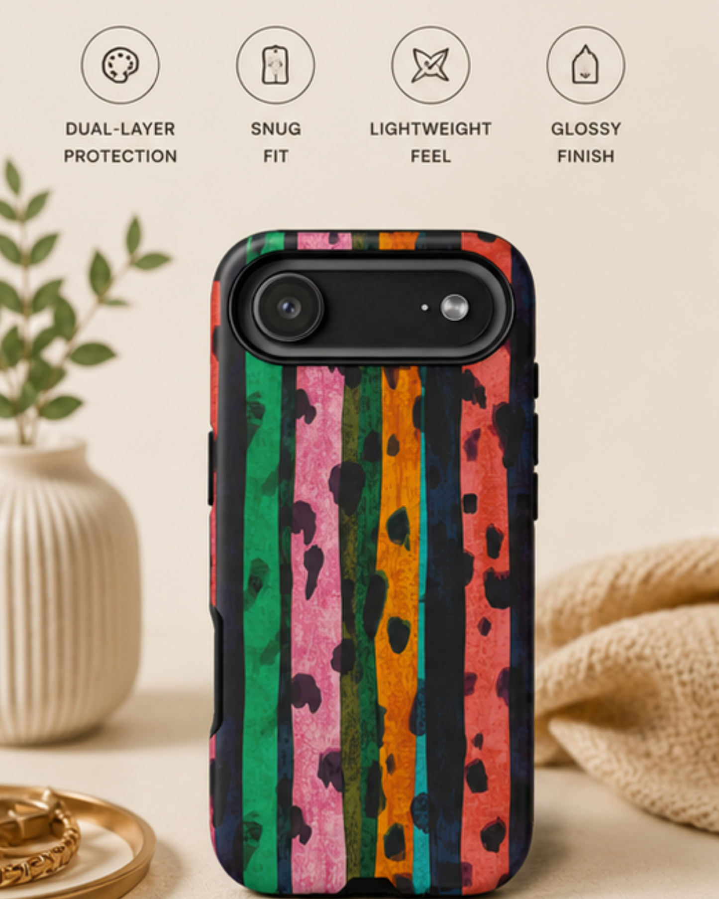 Safari Stripe Phone Case