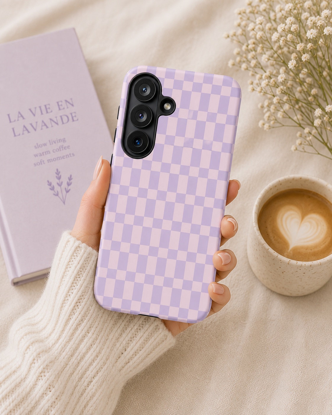 Lavender Latte Phone Case