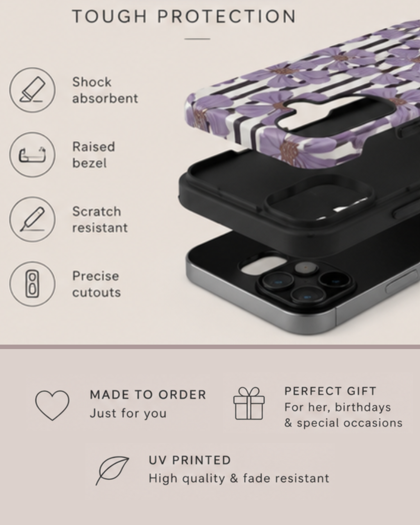 Lavender Bloom Phone Case