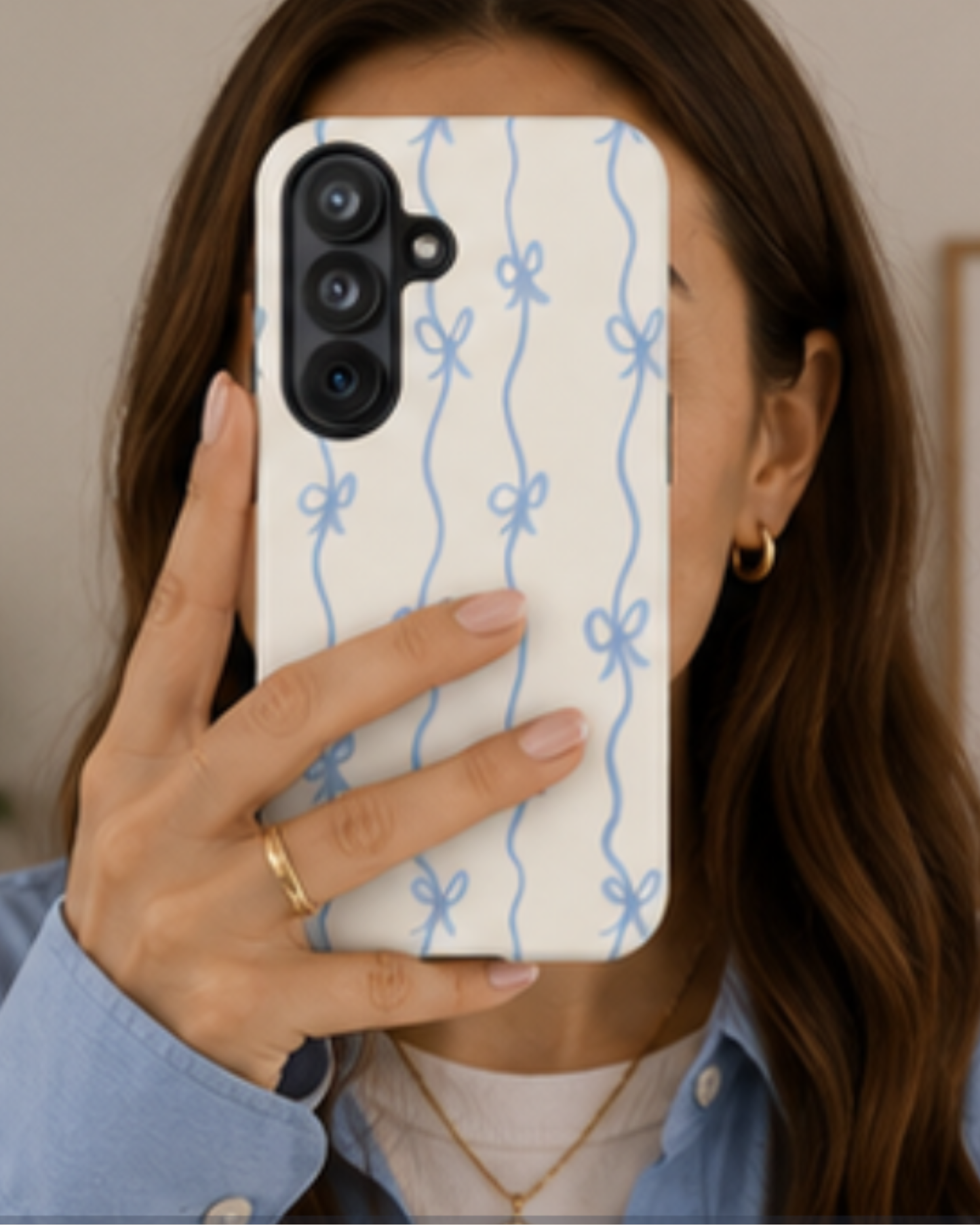 Bluebell Bows Phone Case
