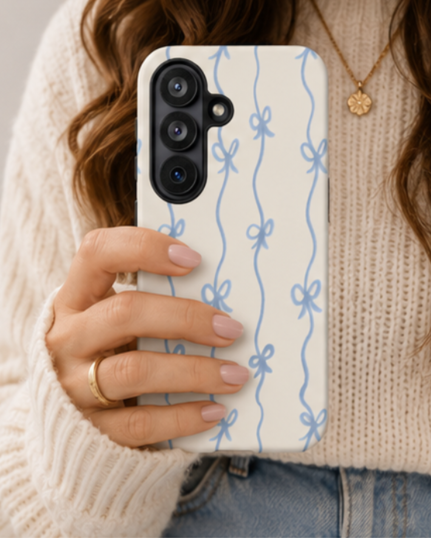 Bluebell Bows Phone Case