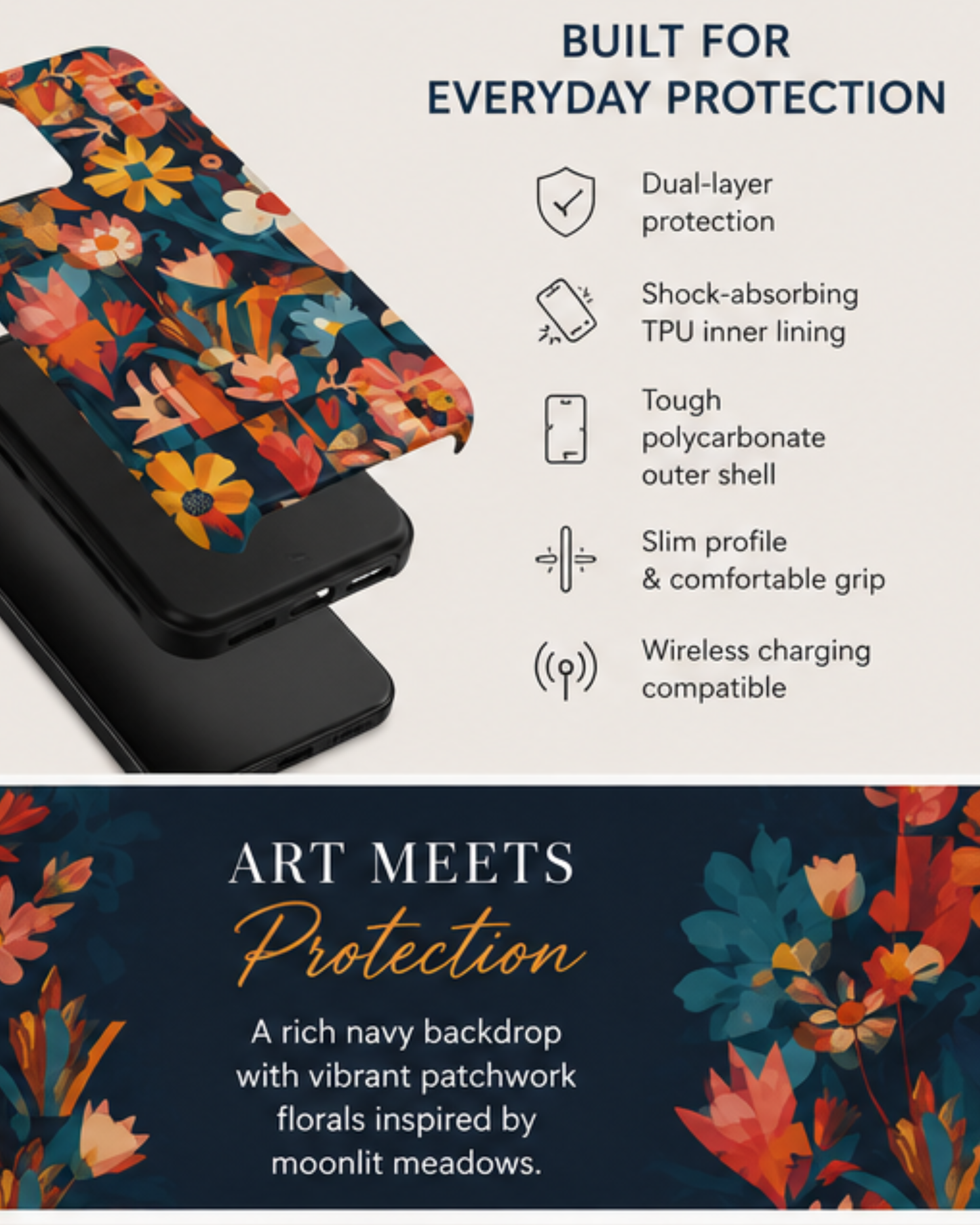 Midnight Meadow Phone Case