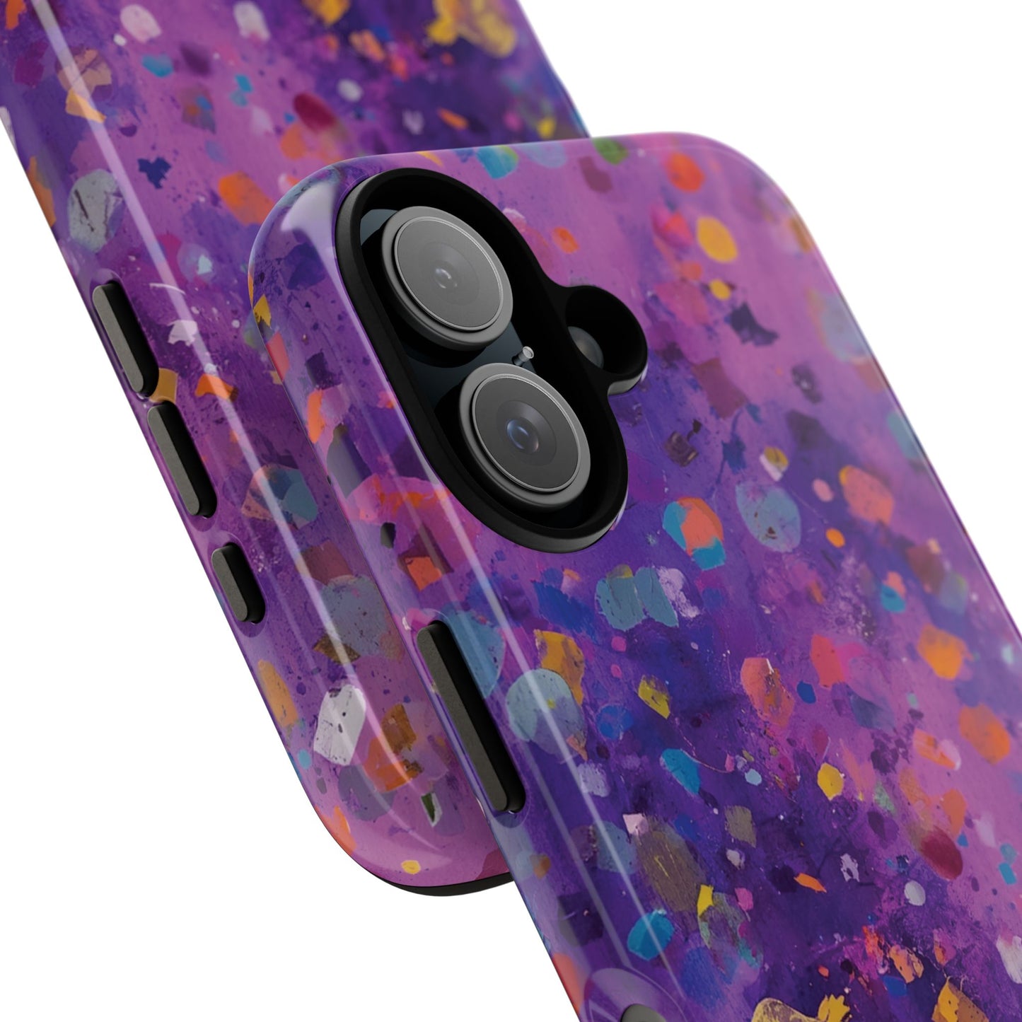 Purple Confetti Phone Case