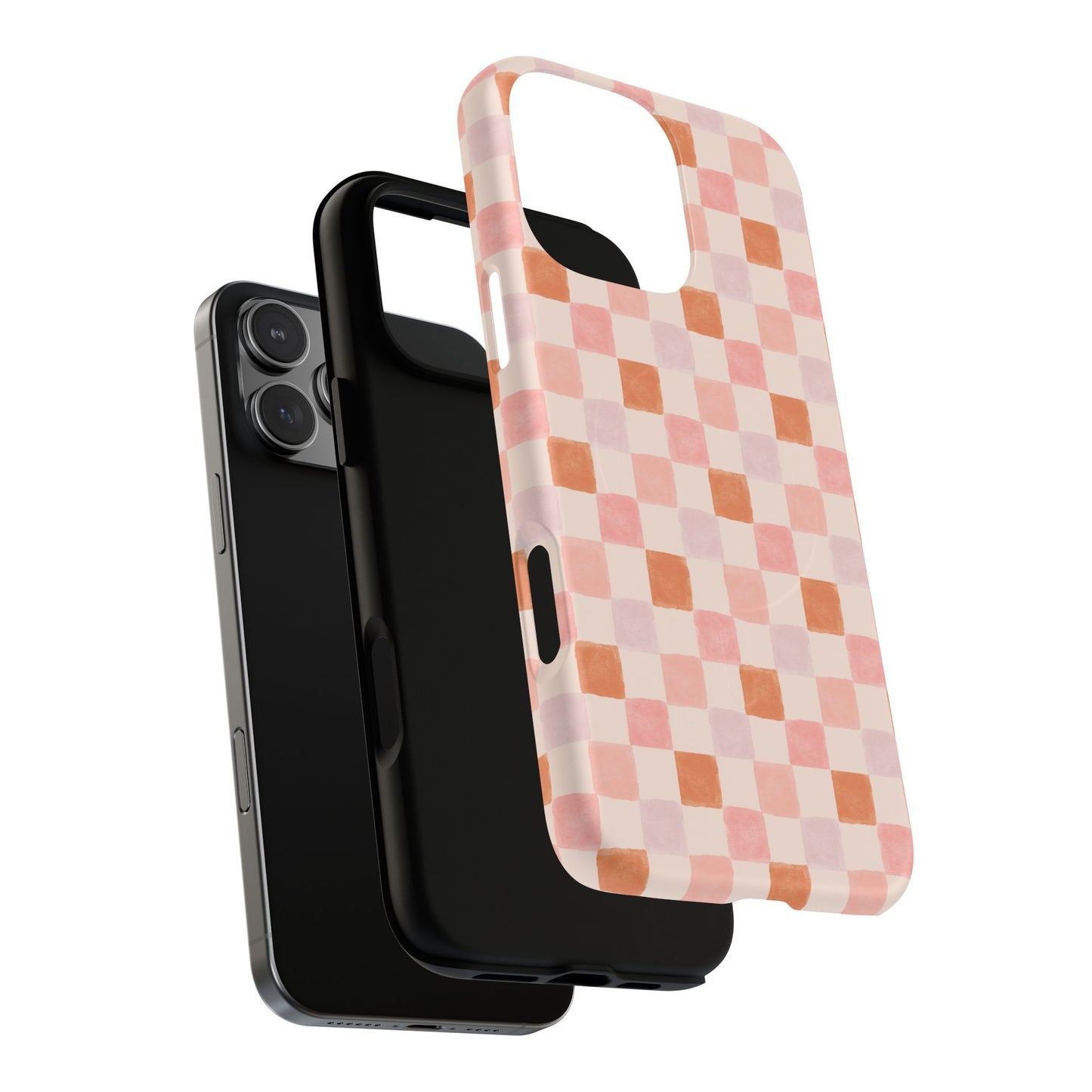 Peachy Checkered | Tough | MagSafe