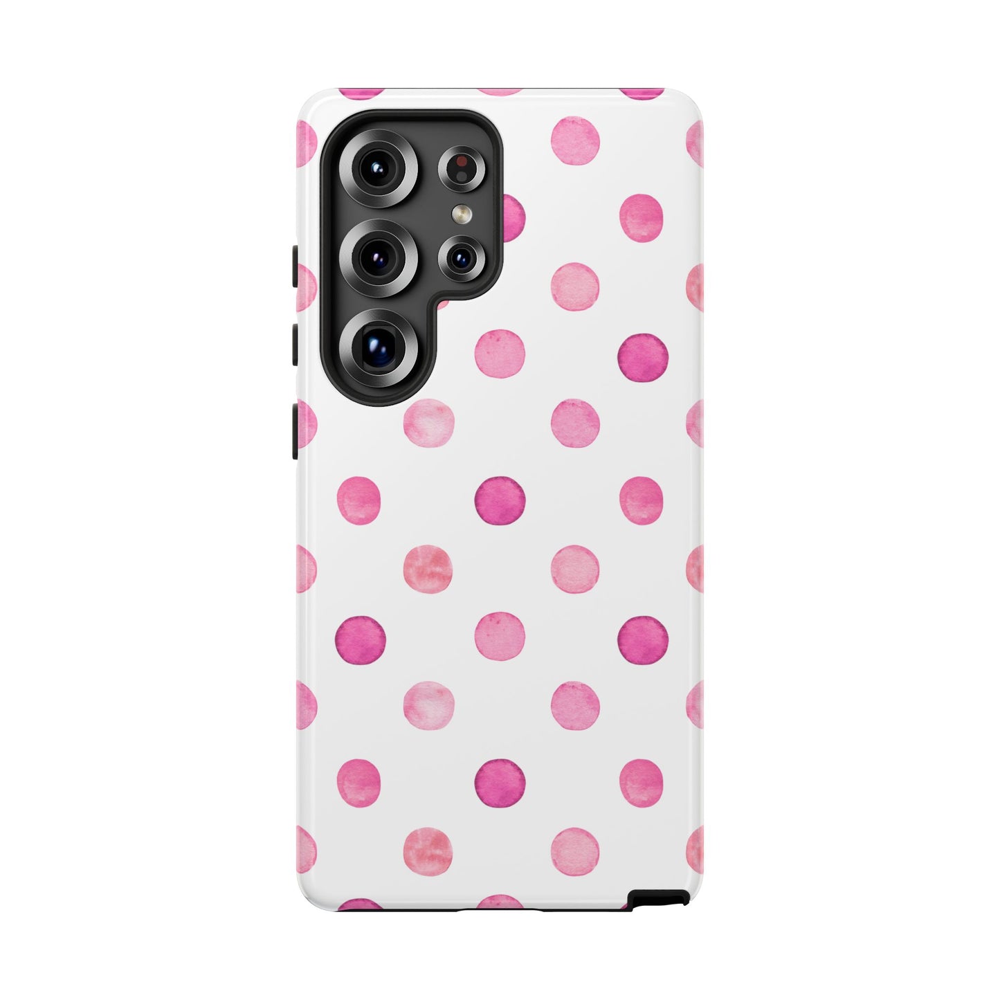 Watercolour Polka Dot | Pink | Tough Case