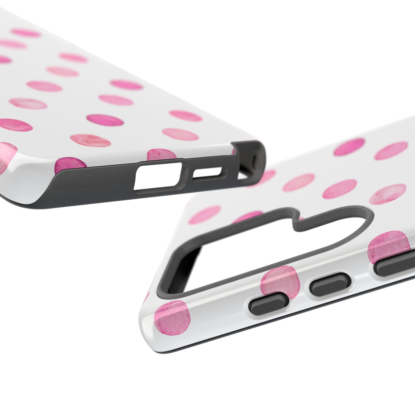 Watercolour Polka Dot | Pink | Tough Case