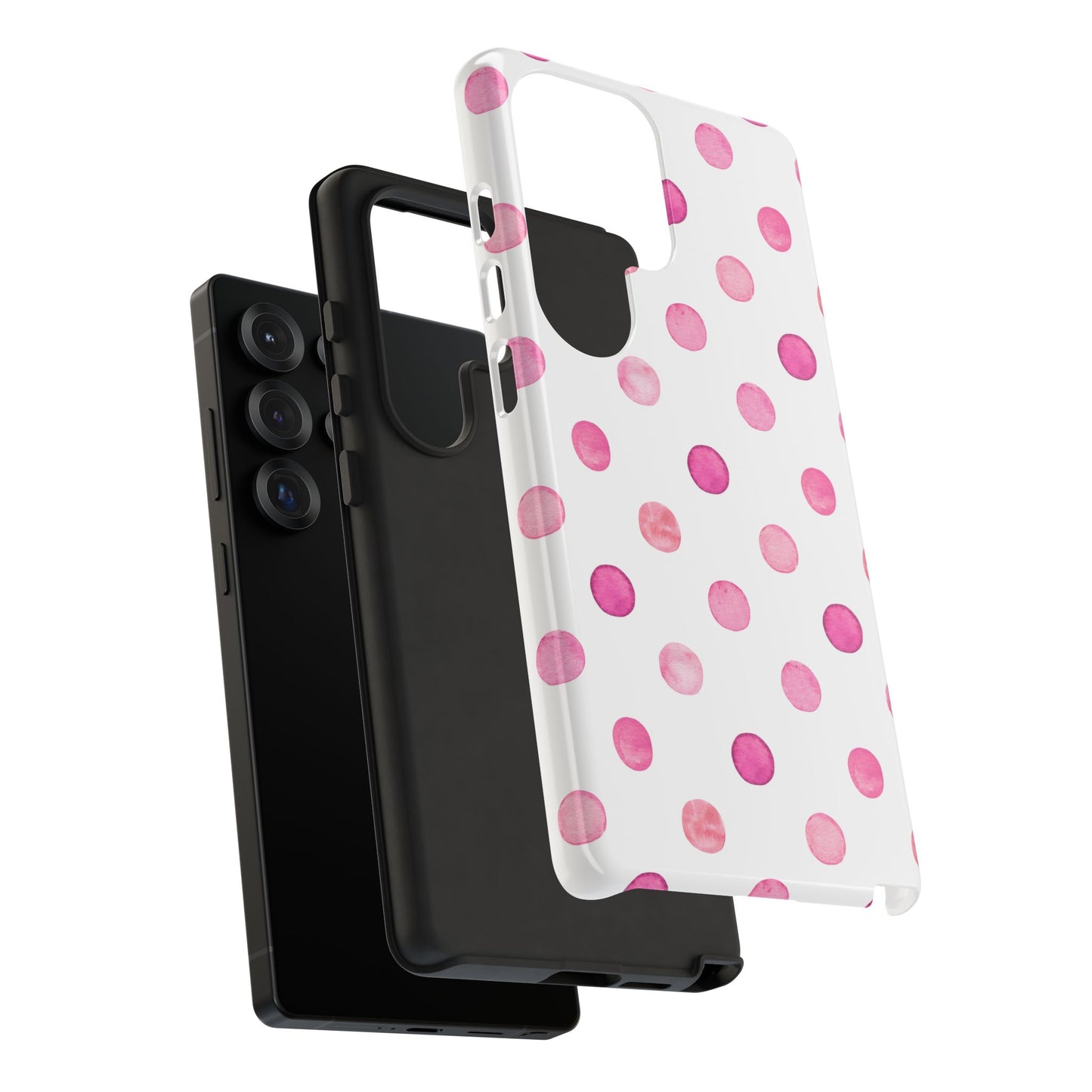 Watercolour Polka Dot | Pink | Tough Case