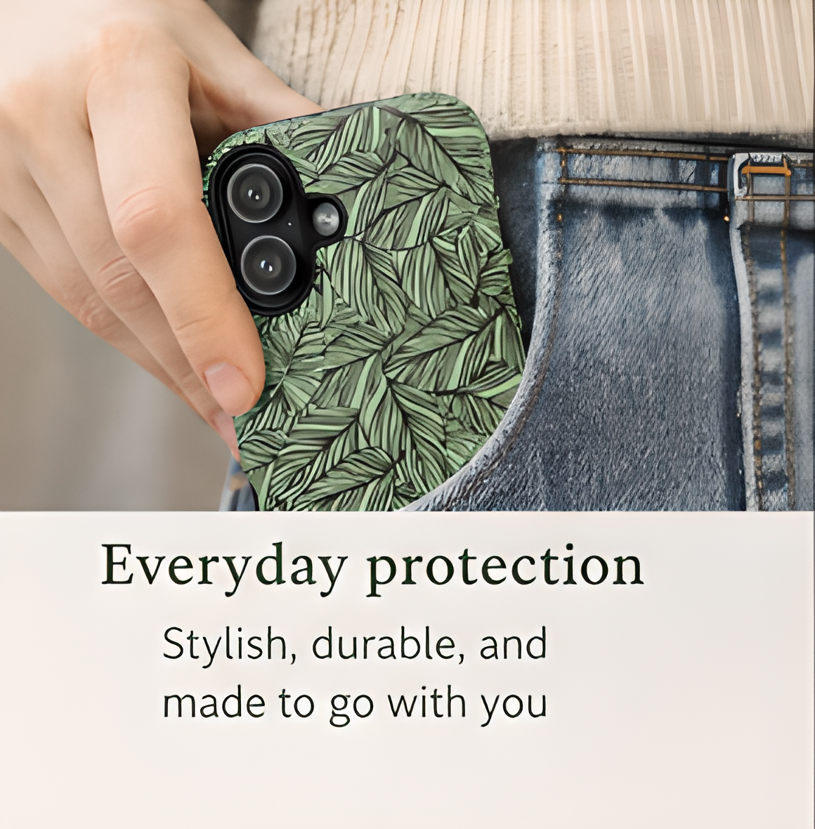 Sage Leaf Haven Phone Case